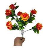 Rosas Flor Mata Plástico Decoración Arreglos Florales