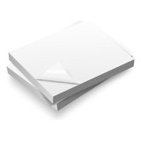 Papel Adesivo Branco Fosco  A4 500 Folhas Ideal  Jato Tinta