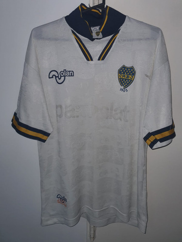 Camiseta Boca Juniors Olan 1995 Blanca Reliquia Talle 42