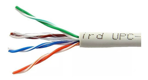 Cable Utp Cat 6 100% Cobre Uso Interior X 100 Metros 