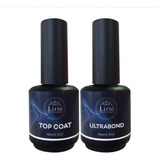Top Coat Selante Extra Brilho + Ultrabond Unhas Acrigel 15ml