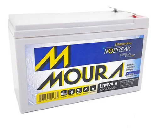 Bateria Selada Moura 12v 9a P/ No-breaks