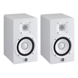 Par De Monitores Bi-amplificado 70w Hs 5 Branco Yamaha