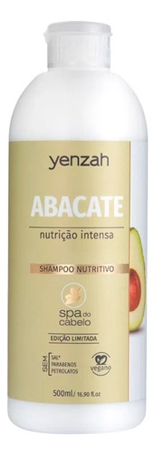 Shampoo Nutrição Intensa Abacate Spa Do Cabelo Yenzah 500ml