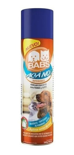 Repelente Spray Aca No Para Perro Gato Babs 419ml Mascota