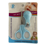 Kit 6 Caixinhas De Manicure De Bebê Tesoura E Cortador Unhas