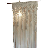 Cortina Macrame Barcelona 90cm De Ancho X 2 Metros De Alto