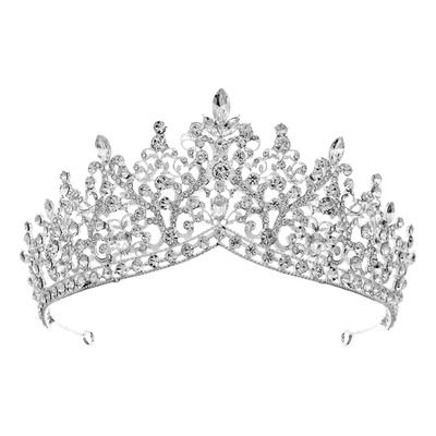 Xxj Tocado De Boda, Diadema Decorativa Plateada  | Meses sin interés