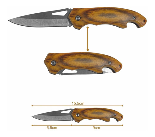 Navaja Portátil Ergonómica - Cuchillo De Bolsillo 