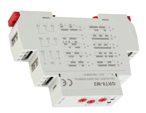 Relé De Tiempo De Retardo Multifuncional Grt8-m2 Con 10 Func