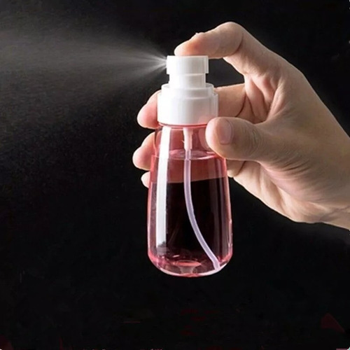 Rociador Spray Transparente Rosa  60ml (pack 3 Unid)