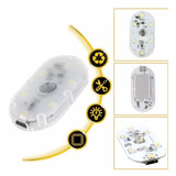 Luz Led Interior Coche Bici Dron 6 Led Recargable Usb Iman