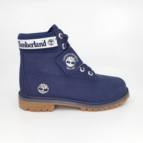 Timberland Bota Original 6 Inch Premium Logo Azul 