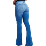 Jeans Vaqueros De Talla Grande Para Mujer Pata Elefante