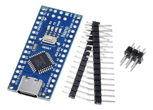 Tarjeta Desarrollo Compatible Arduino Nano 328p Usb Tipo C