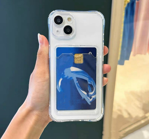 Capa Top Premium Compatível Para iPhone 13 Com Porta--cartão