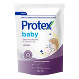 Refil Sabonete Líquido Infantil Protex Baby Lavanda 180ml