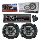 Paquete De Estereo 1 Din + Bocinas Soundstream 6.5 