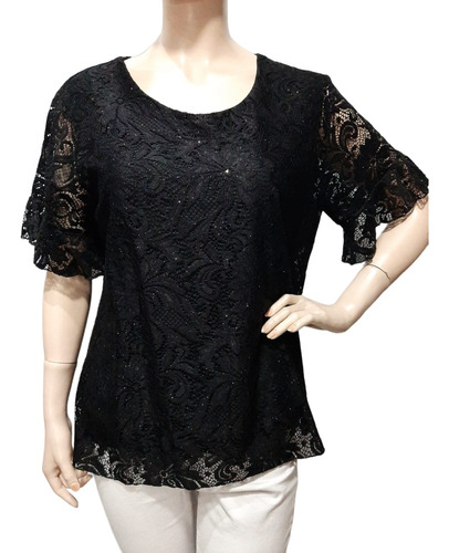 Blusa De Encaje Para Fiesta Talles Grandes