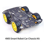 Kit 4wd Chasis Del Robot Con 4 Tt Motor Para Arduino / Framb