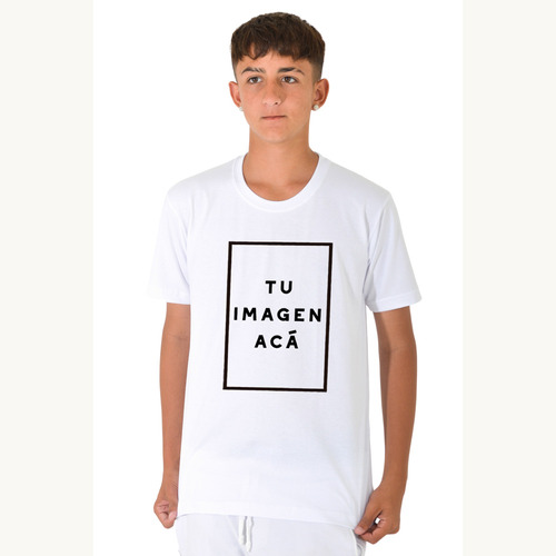 Remera Personalizada 100% Algodón Estampado Dtg Fotos/imagen