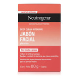 Jabón Facial En Barra Neutrogena Deep Clean Intensive 80g Momento De Aplicación Día/noche Tipo De Piel Mixta A Piel Grasa