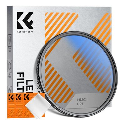 K&F CONCEPT Filtro de lent Cpl 55mm Polarizado Lente Cámara | Meses sin interés
