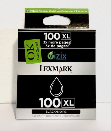 Lexmark 100xl Color Original Negro 14n1068- Printersup