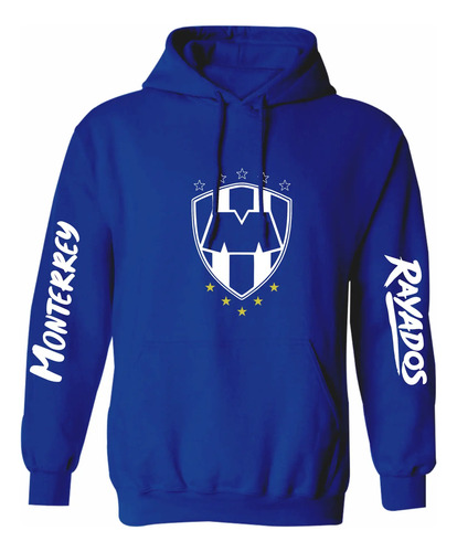 Sudadera Mod Monterrey Rayados Estampado En Vinil