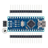 Placa Arduino Nano Conector V3 Pino Não Soldado Atmega328p