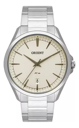 Relógio Masculino Prata Orient Casual