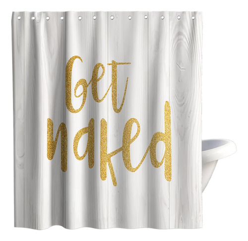 Cortinas De Ducha Gold Get Naked De Tela En D De Final Frida