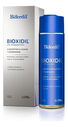 Biferdil Shampoo Bioxidil Fortalecedor Y Engrosador X 250