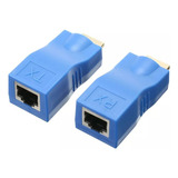 Extender Hdmi Hasta 30 Metros Hd Tx Rx Plug And Play