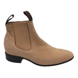 Botin Vaquero Para Hombre Charro Nobuck