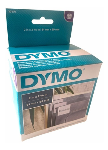 Etiqueta Dymo Labelwriter Multiusos 51mm X 59mm Ref. 30370