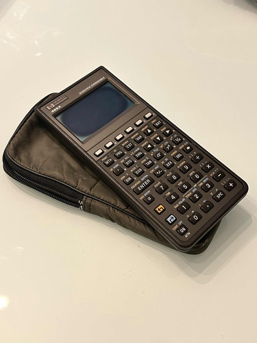 Calculadora Hp 48sx Científica + Capa + Manual - Leia...