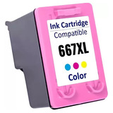 Cartucho Tinta Compativel Hp 667xl Color 2774 667 2376