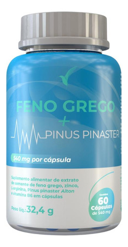 Feno Grego + Pinus Pinaster + Zinco + B6 Eleve Life 60 Caps