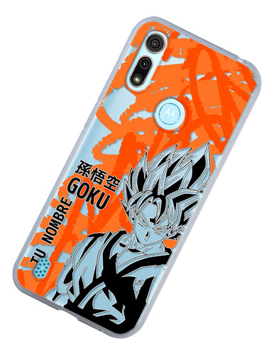 Funda Para Motorola Dragon Ball Z Goku Super Saiyan Nombre
