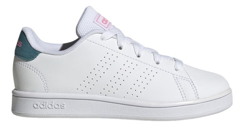 Tenis adidas Mujer Niña Casual Urbano Blanco Advantage K