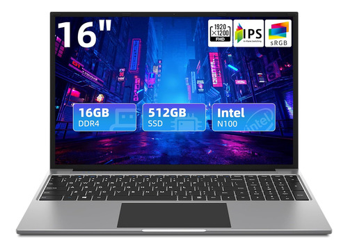 Computadora Portátil 16 Gb Ram 512 Gb Ssd Batería De 38 Wh