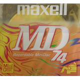 Minidisc Maxell 74min Sellado 3 Unidades