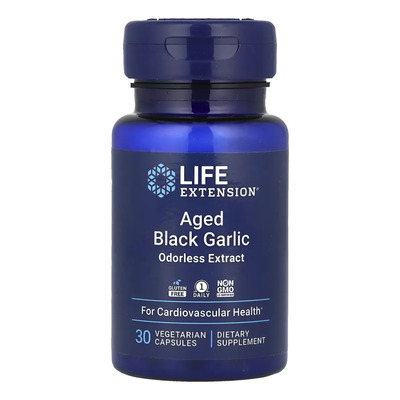 Life Extension Ajo Negro Añejo 30 Cápsulas Vegetarianas Sabor Sin sabor | Envío gratis