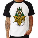 Camiseta Raglan Cavaleiros Do Zodiaco Cdz Geek Séries 10