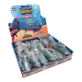 Brinquedo Squish Mania Tubarão - Caixa Display Com 12