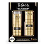  Pack Revie Detox Micelar Shampoo Y Acondicionador Pelo Graso