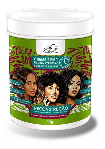 Creme 2 Em 1 - Reconstrução 1kg - Belkit