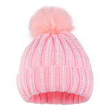 Gorro Infantil De Lana Para Tejer Con Dobladillo Keep Warm W