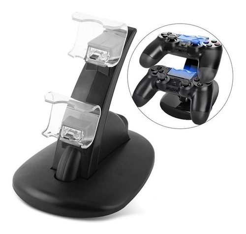 Base Doble Cargador Controles Ps4 Nuevo Para Sony Ps4